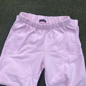 Brandy Melville Pink Rosa Sweatpants